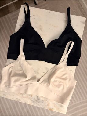 Gap Body ‘No Show’ Bralettes - Black&White
